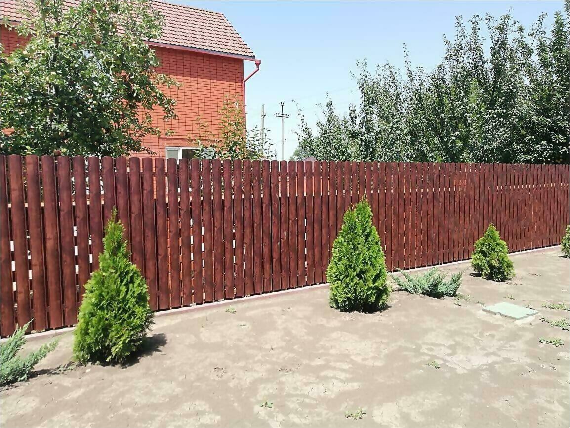штакетник красный каштан фото3 в Бишкеке