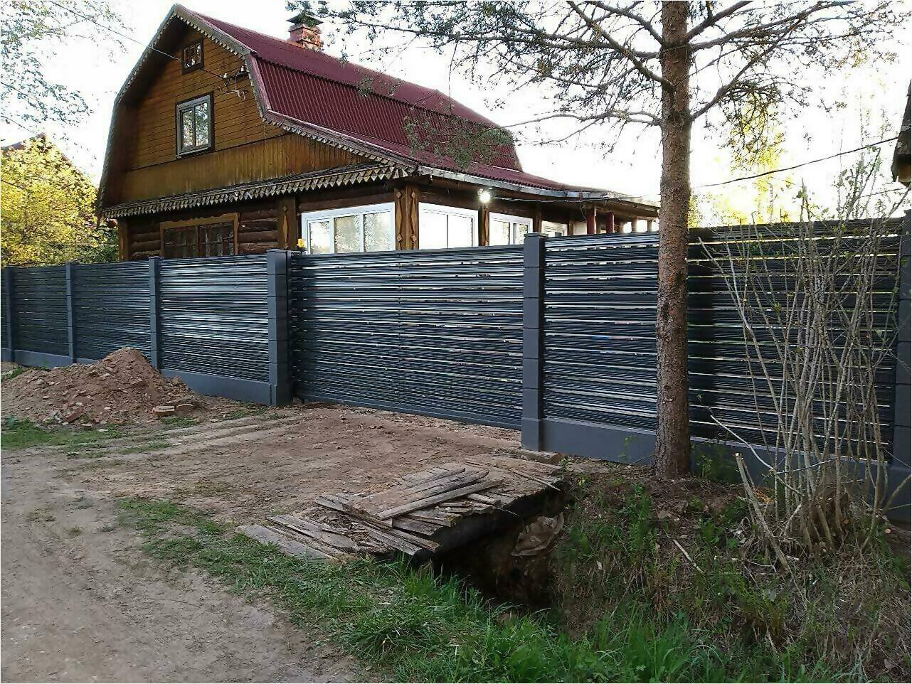 забор-ранчо из штакетника 75м фото4 в Бишкеке