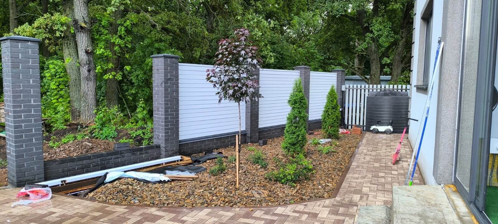 Забор-жалюзи из ламелей Хай-Тек 54м RAL9003 Белый фото 3 в Бишкеке